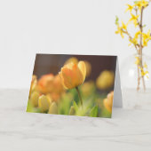 Kerstartkaarten - Lentegele bloemen Kaart (Gele Bloem)