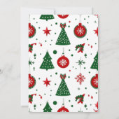 Kerstartkaarten Prettig Kerstmis witte Kerstkaart Kaart (Achterkant)