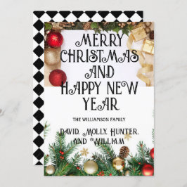 Kerstartkaarten Prettig Kerstmis Witte Kerstkaart Kaart