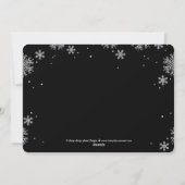 Kerstartuur Kerstkaart Zwart (Achterkant)