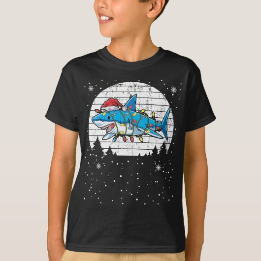 Kerstashaai met fijne kerst t-shirt (Voorkant)