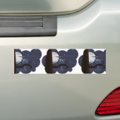 kerstauil bumpersticker (Op auto)