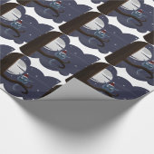 kerstauil cadeaupapier (Hoek)