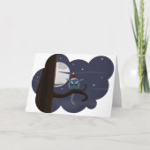 kerstauil feestdagen kaart (Voorkant)