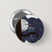 kerstauil ronde button 5,7 cm (Voorkant /achterkant)