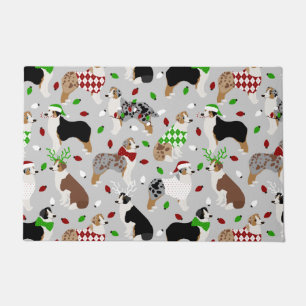 KerstAustralian Shepherd Doormat Deurmat