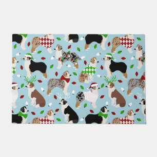 KerstAustralian Shepherd Doormat Deurmat