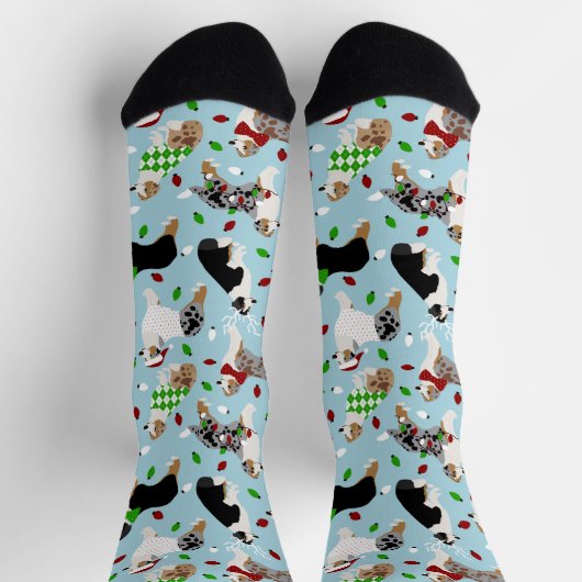 KerstAustralian Shepherd Socks Sokken (Top)