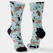 KerstAustralian Shepherd Socks Sokken (Gebogen)