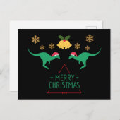 KerstAustralië Kangaroo Briefkaart (Voorkant / Achterkant)