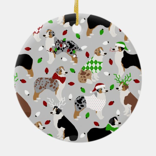 KerstAustralisch Ornament van herderkerij (Achterkant)