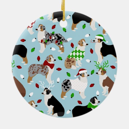 KerstAustralisch Ornament van herderkerij (Achterkant)