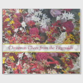 KerstAustralische inheemse monogrammen Cadeaupapier (Vlak)