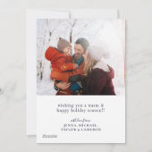 Kerstauto | Kerstkaart (Achterkant)