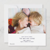 Kerstauto | Kerstkaart (Achterkant)