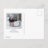 Kerstauto | Kerstkaart Feestdagenkaart (Achterkant)