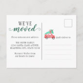 Kerstauto - Nieuw startschot voor feestdag Aankondigingskaart (Achterkant)