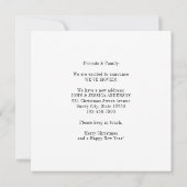 Kerstauto's Nieuwe Home Cute Holiday Beweging Aankondiging (Achterkant)