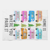 Kerstavecampagne met een charmante kerstabel RV-mo Theedoek (Horizontaal)