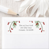 Kerstaven en Garland Etiket (Insitu)