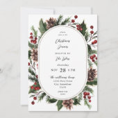 Kerstaven en kerstfeestdagen kaart (Voorkant)