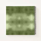 Kerstaven en Snowflakes Green ID863 Notitieboek (Achterkant)