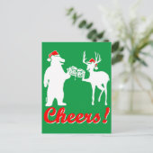 Kerstaven! Feestdagenkaart (Staand voorkant)