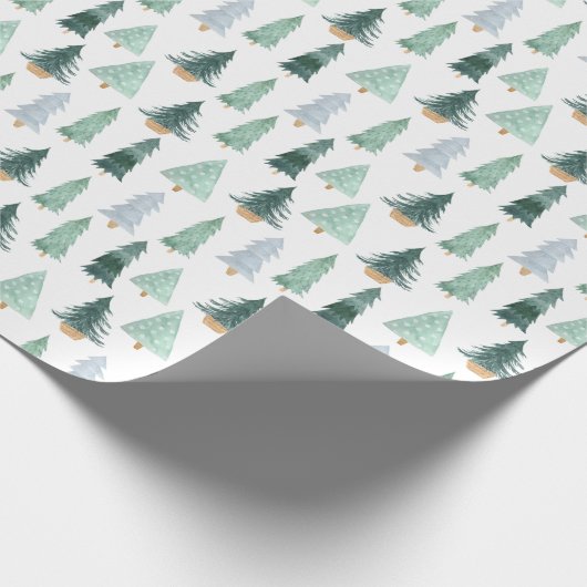 Kerstaven in de winter Festive Gift Cadeaupapier (Hoek)