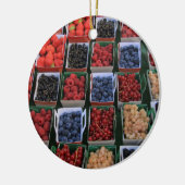 Kerstaven in dozen keramisch ornament (Links)