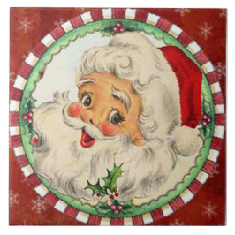 Kerstaven keramische Tegel Tegeltje