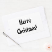Kerstaven, kerst, familie rechthoekige sticker (Envelop)