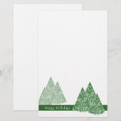 Kerstaven — Kerstaven — TBA Briefpapier (Voorkant / Achterkant)