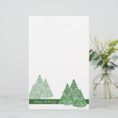 Kerstaven — Kerstaven — TBA Briefpapier (Staand voorkant)