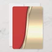 Kerstaven, Koe, Rood, Gold Corporations Kaart (Achterkant)