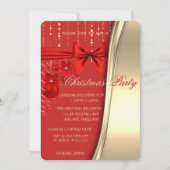 Kerstaven, Koe, Rood, Gold Corporations Kaart (Voorkant)