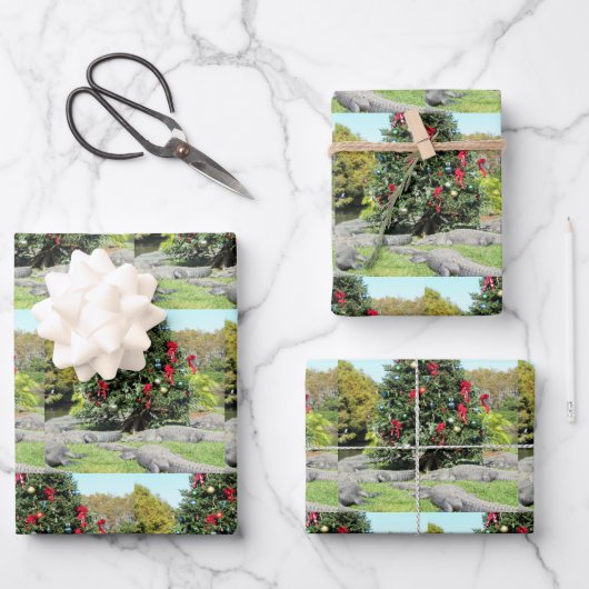 Kerstaven met kerstboomgaarden Papieren vellen met (Voorkant)