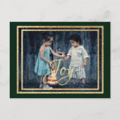 Kerstaven/ Reds/ Groenen Inkt Uitnodiging Briefkaart (Voorkant)