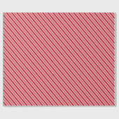 Kerstaven, rode en witte snoepjes cadeaupapier (Vlak)