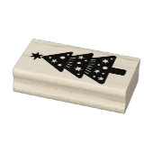 Kerstaven Solid Design Wood Rubberstempel (Stempel)