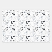 Kerstaven, Twigs, Leaves en Winter Flower Inpakpapier Vel (Voorkant)