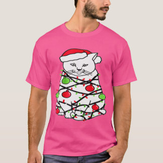 Kerstaven van kerst bij Merry Catmas Funny Meowy C T-shirt