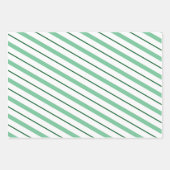 Kerstaven voor kerstinpakpapier groene snoeprietst inpakpapier vel (Voorkant)