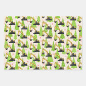 kerstaven voor zwaar bediende apparatuur inpakpapier vel (Voorkant)