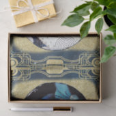 Kerstavenmeiden met witte paardebasis tissuepapier (Geschenk)