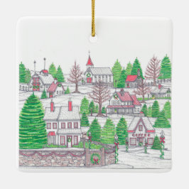 Kerstavillage Ornament