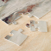 Kerstavond 1885 W C Bauer Sleigh Ride to Church Legpuzzel (Zijkant)