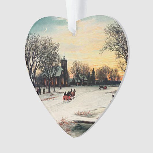 Kerstavond, 1889,  schilderij, Ornament (voorkant)