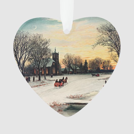 Kerstavond, 1889,  schilderij, Ornament (voorkant)