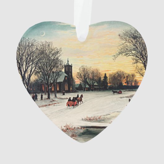 Kerstavond, 1889,  schilderij, Ornament (achterkant)