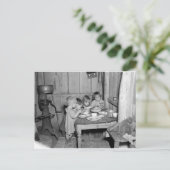 Kerstavond 1936 feestdagenkaart (Staand voorkant)